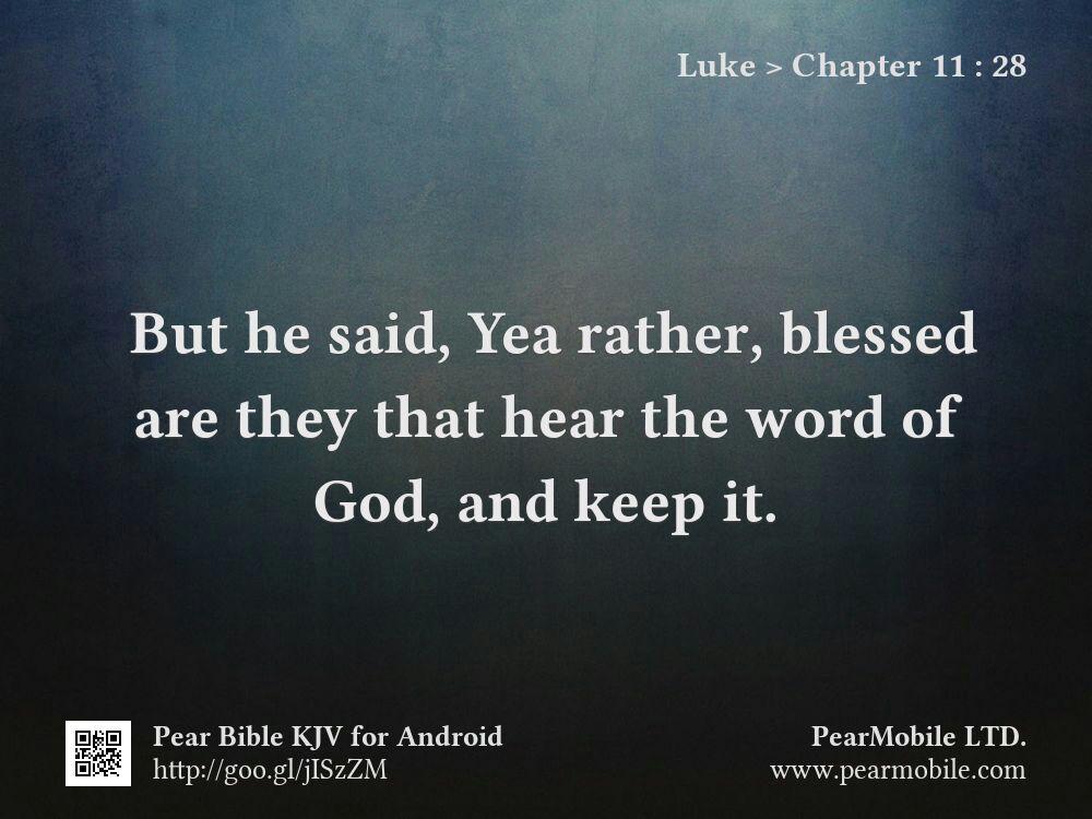 Luke, Chapter 11:28